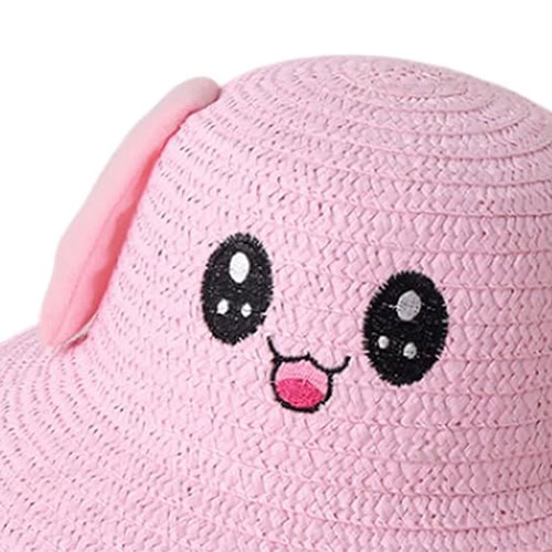 Kickroll hoedje met flapperende oortjes - Roze - Afbeelding 2