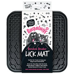 Bugalugs likmat voor honden en katten - Zwart