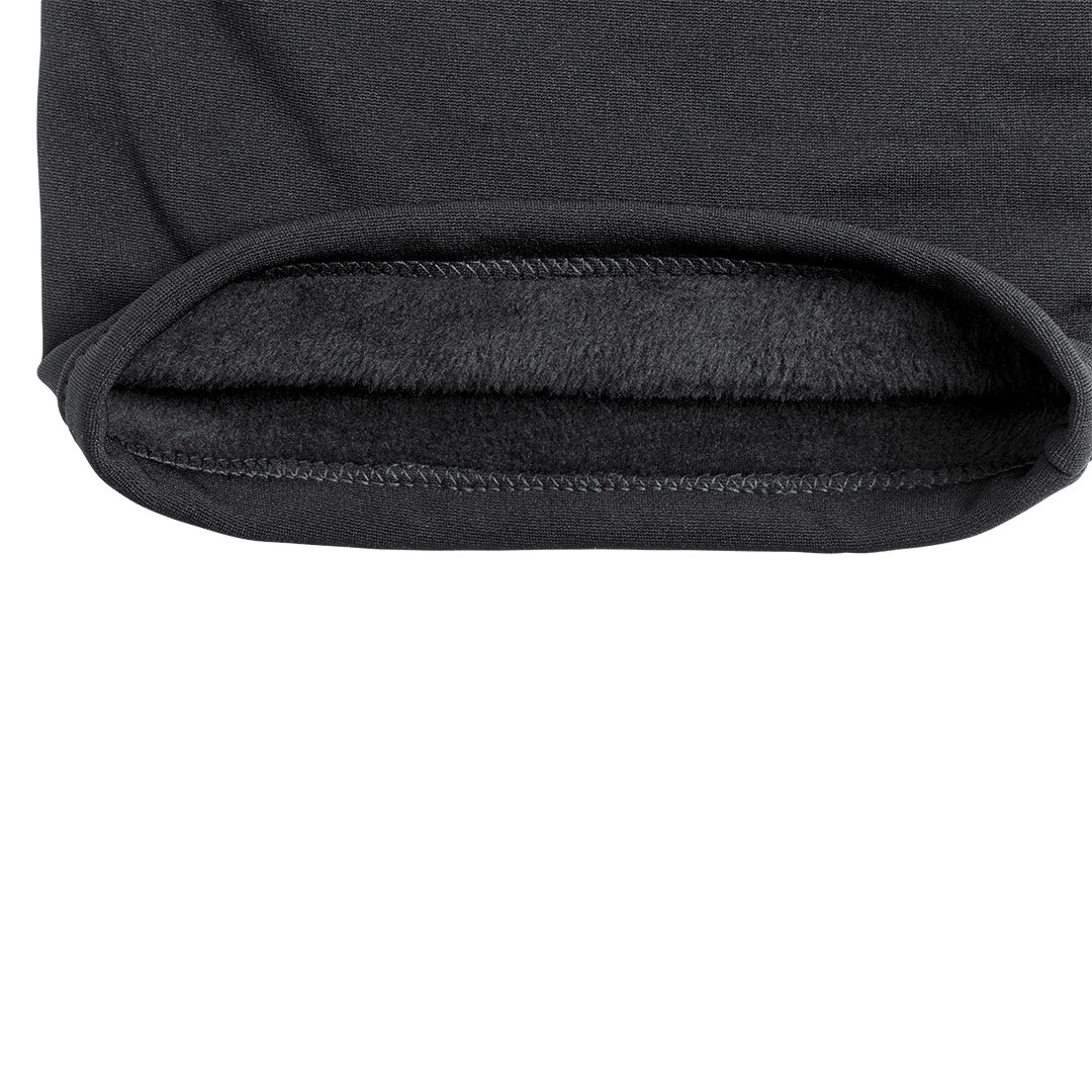 2-in-1 colsjaal en muts polyester/fleece zwart - Afbeelding 3