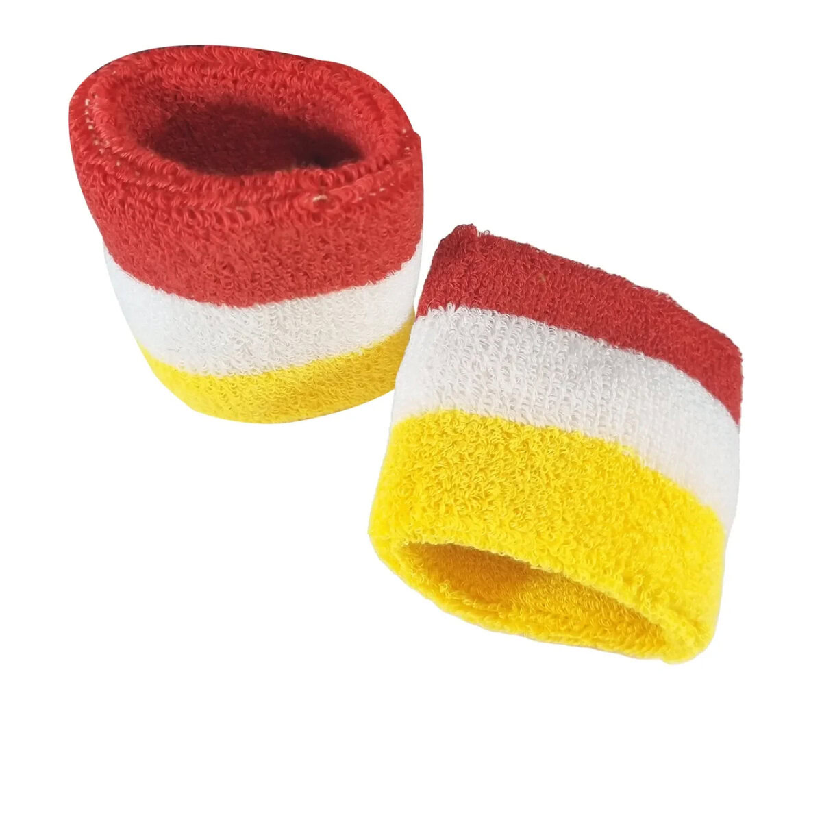 Zweetbandje Oeteldonk rood/wit/geel 2 stuks - Afbeelding 3