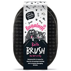 Alternative view of Bugalugs Bath Brush dierenborstel voor honden en katten - Zwart