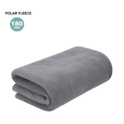 Polar fleece deken 150 x 120 cm grijs