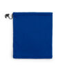 2-in-1 colsjaal en muts polyester/fleece blauw