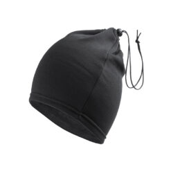 Alternative view of 2-in-1 colsjaal en muts polyester/fleece zwart