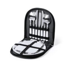 Picknickset met RPET opbergetui 13-delig
