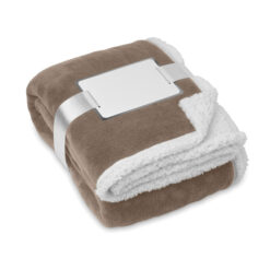 Fleece deken 150 x 120 cm khaki
