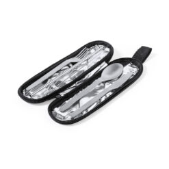 Alternative view of Bestekset zilver met RPET opbergetui 5-delig