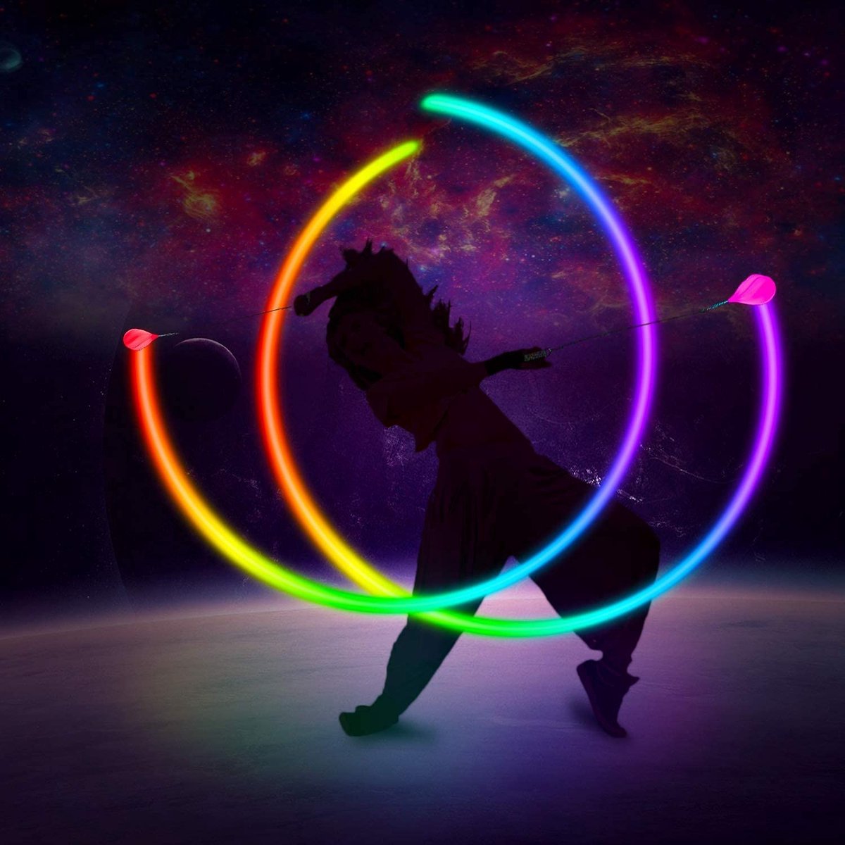 LED POI-ballen druppelvormig multicolor - 2 stuks - Afbeelding 8