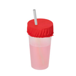 Flexibele bekerdeksel polyester - Rood