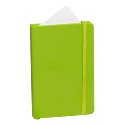 Notitieboek A6 imitatieleer lichtgroen