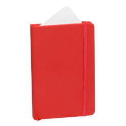 Notitieboek A6 imitatieleer rood