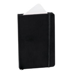 Notitieboek A6 imitatieleer zwart