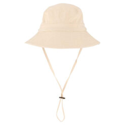 Alternative view of Sarlini bucket hat met verstelbaar koord beige