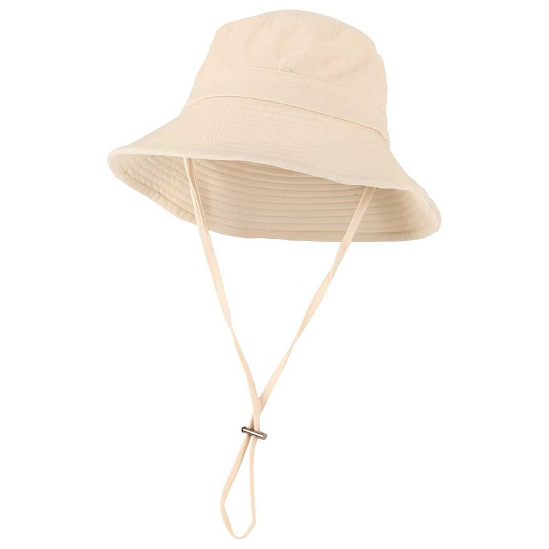 Sarlini bucket hat met verstelbaar koord beige