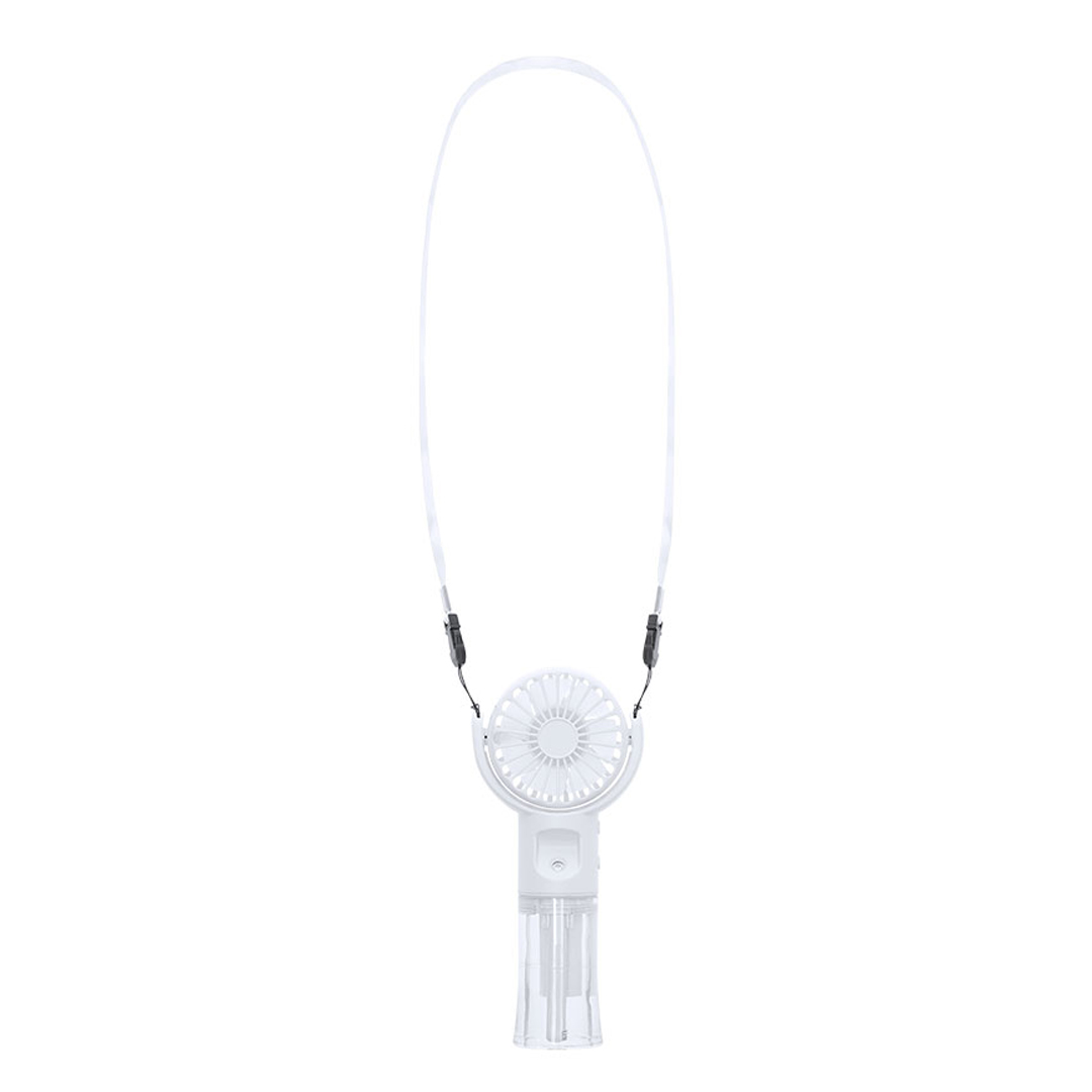 Handventilator met vernevelaar USB oplaadbaar - Wit - Afbeelding 4