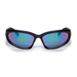 Alternative view of Zonnebril sportief model zwart - Met blauw/paarse glazen