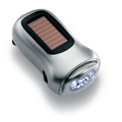 Alternative view of Noodpakket knijpkat zaklamp met zonnepaneel + Noodradio