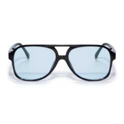 Alternative view of Piloten zonnebril classic zwart - Met blauwe glazen