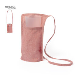 Alternative view of Multifunctioneel tasje met lang handvat - Gerecycled katoen - Rood