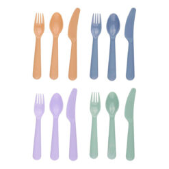 Alternative view of Camping bestekset 12-delig multicolor