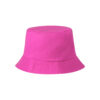 Bucket hat katoen fuchsia