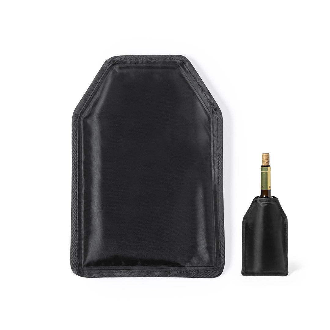 Flessenkoeler elastisch nylon zwart - Afbeelding 3