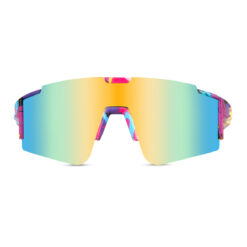 Alternative view of Multicolor sport zonnebril met print - Multicolor glas