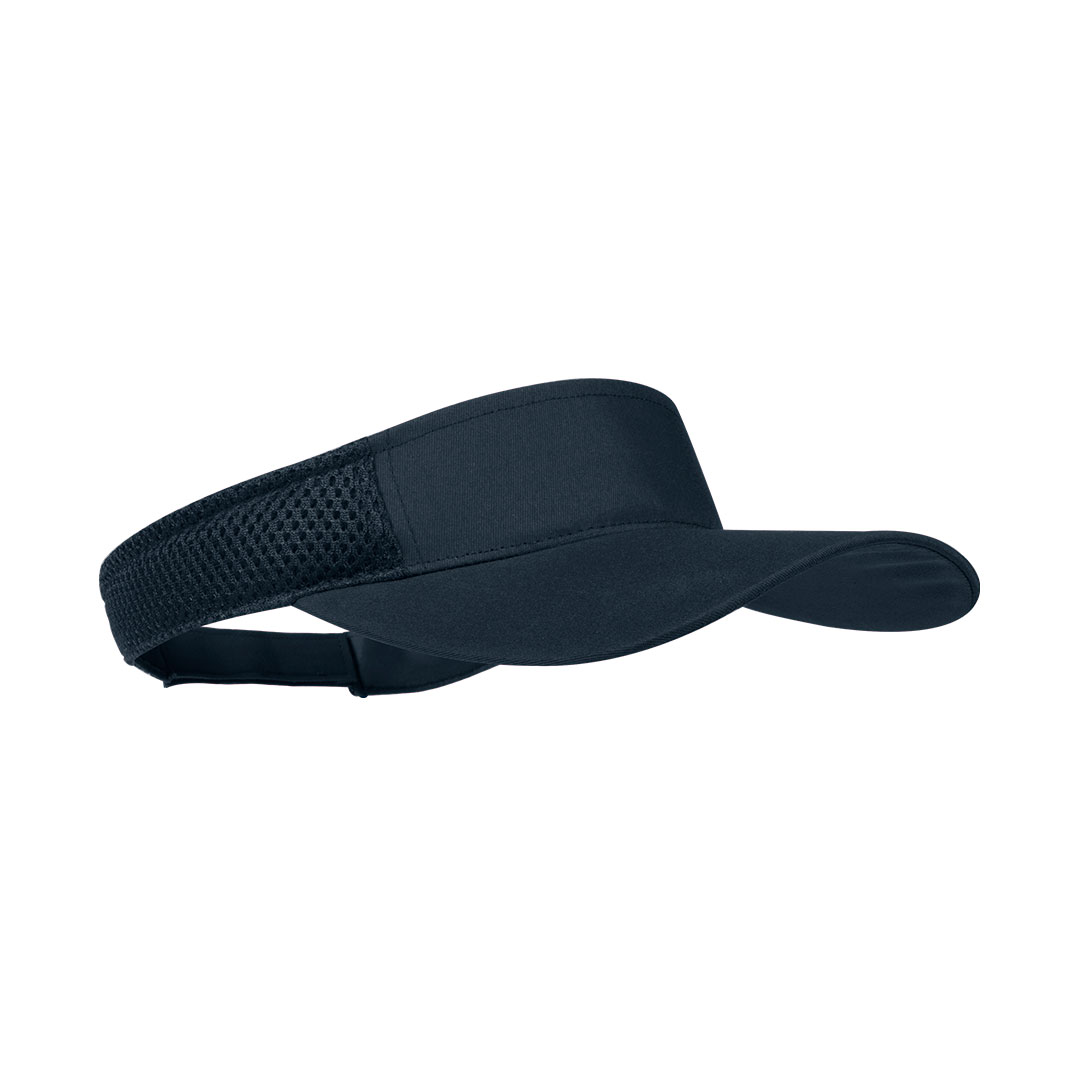 Verstelbare mesh zonneklep met klittenbandsluiting marineblauw