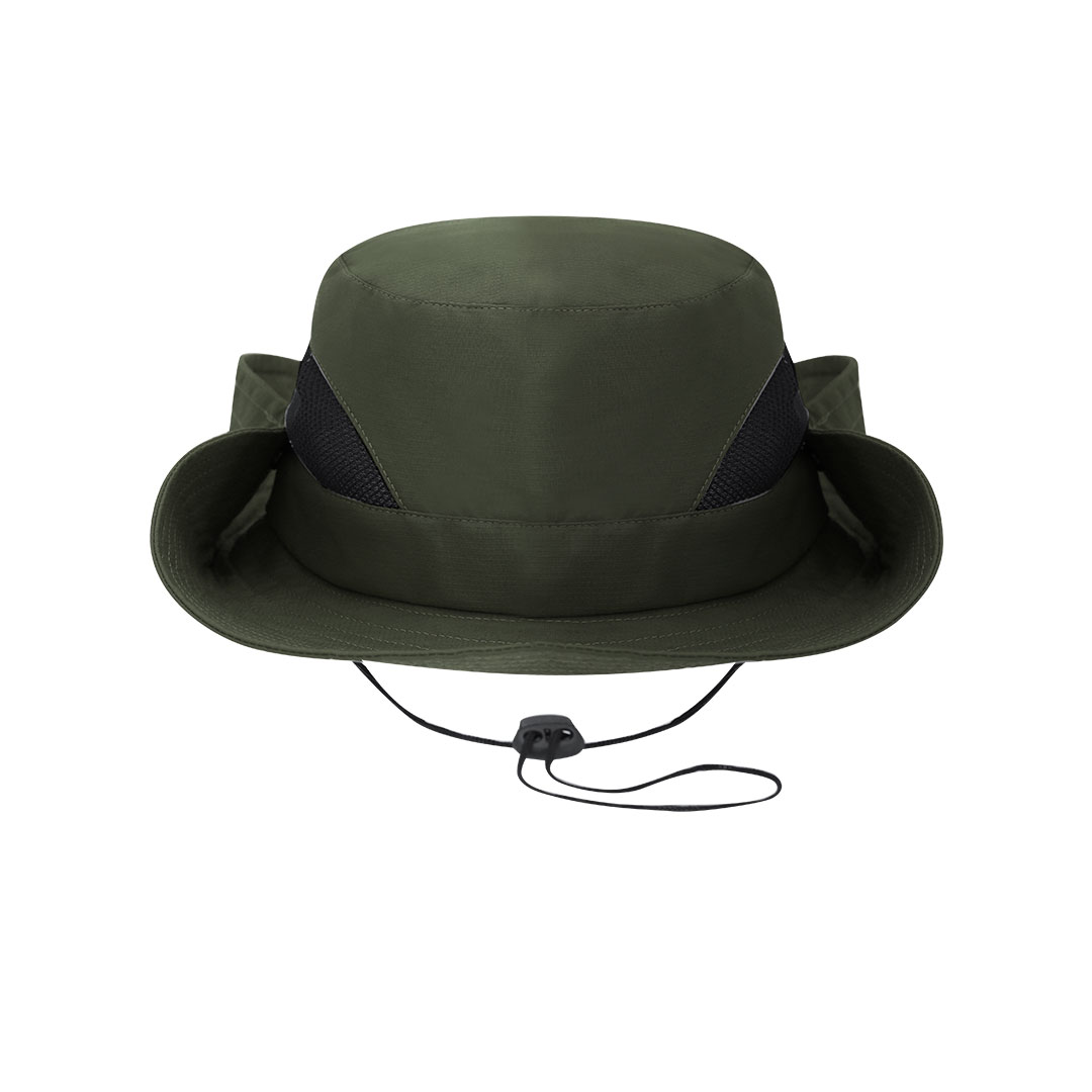 Safari hoed met mesh - Jungle green - Afbeelding 2