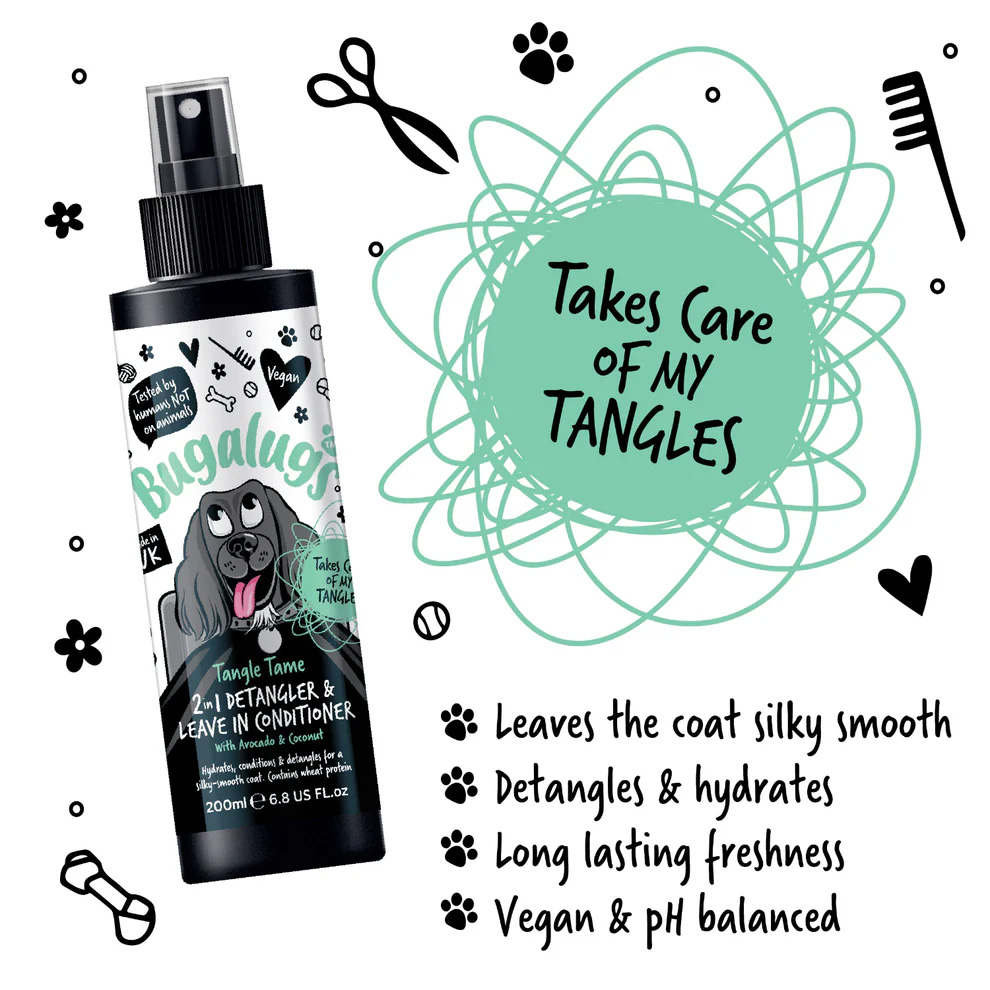 Bugalugs Avocado & Coconut 2-in-1 conditoner & ontklittingsspray 200 ml - Afbeelding 5