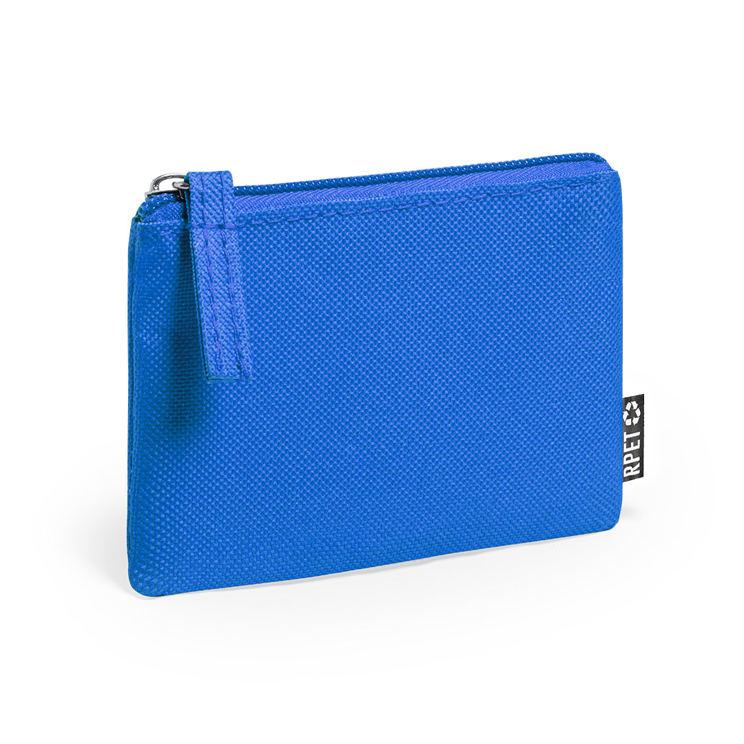 Muntportemonnee gemaakt van RPET - Blauw - Afbeelding 2