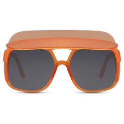 Alternative view of Zonnebril met zonneklep oranje