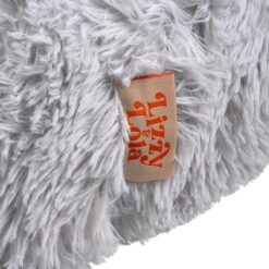 Alternative view of Lizzy & Lola - Fluffy hondenmand Donut 100 cm - Grey