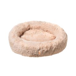 Lizzy & Lola - Fluffy hondenmand Donut 100 cm - Beige