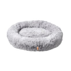 Lizzy & Lola - Fluffy hondenmand Donut 100 cm - Grey