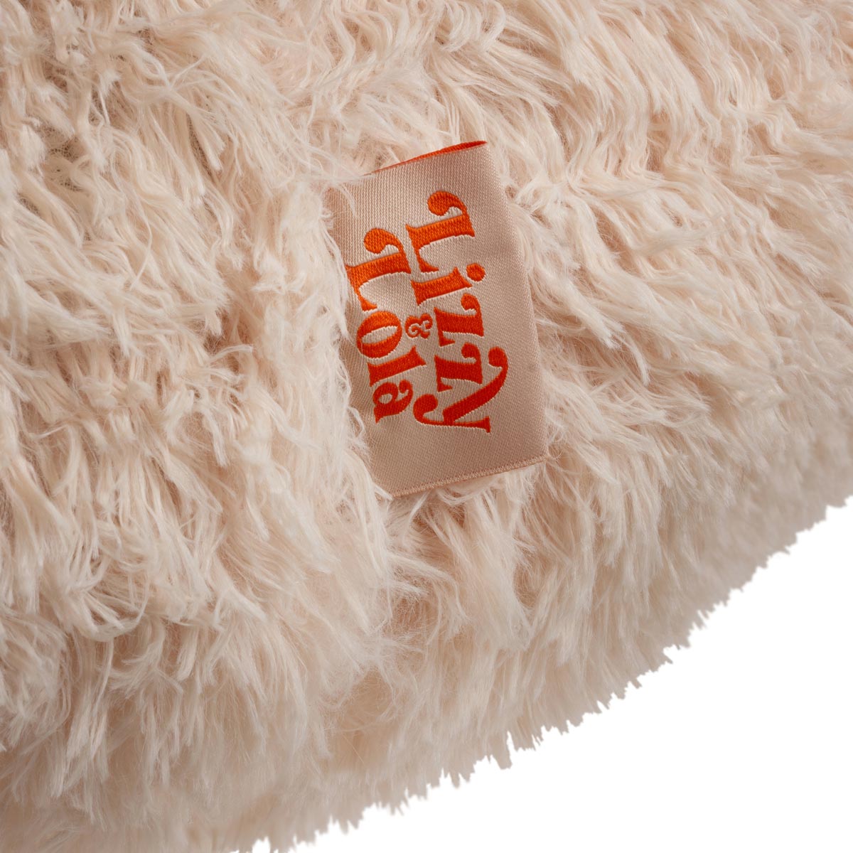 Lizzy & Lola - Fluffy hondenmand Donut 80 cm - Beige - Afbeelding 3