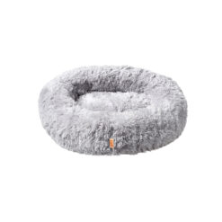 Alternative view of Lizzy & Lola - Fluffy hondenmand Donut 80 cm - Grey