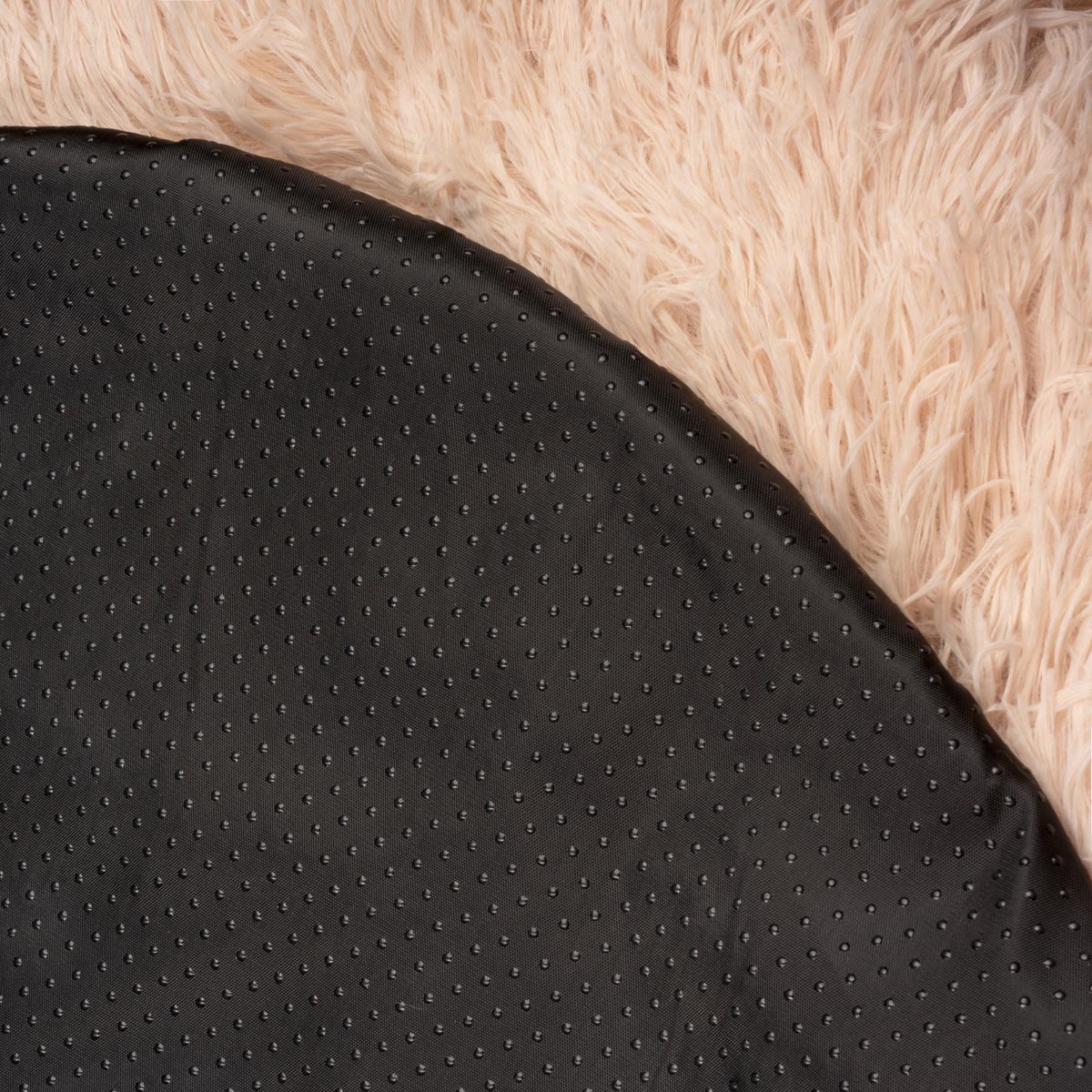 Lizzy & Lola - Fluffy hondenmand Donut 80 cm - Beige - Afbeelding 4