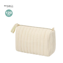 Alternative view of Toilettas / Etui van Gerecycled Katoen – Gewatteerd Design Met Voering – Met Rits