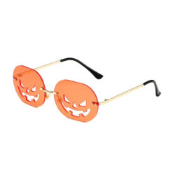 Halloween partybril pompoen oranje