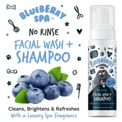 Alternative view of Bugalugs Blueberry Spa No-Rinse Facial Wash & Shampoo voor Honden – Zachte Gezichtsreiniger zonder Water – 200ml
