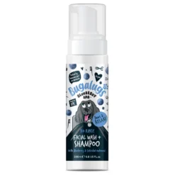 Bugalugs Blueberry Spa No-Rinse Facial Wash & Shampoo voor Honden – Zachte Gezichtsreiniger zonder Water – 200ml