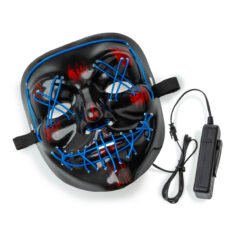 LED Masker Halloween – Purge Stijl – Met Controller – Blauw Licht