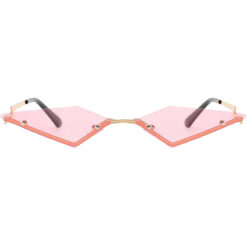 Partybril triangle roze