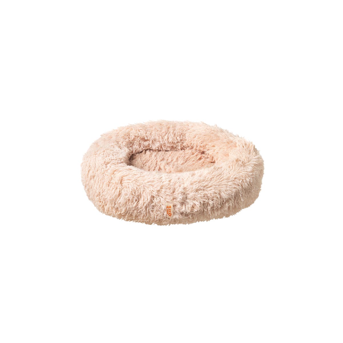 Lizzy & Lola – Fluffy honden- en Kattenmand Donut 60 cm – Beige - Afbeelding 2