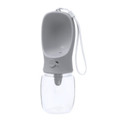 Alternative view of Honden drinkfles voor onderweg – Waterfles met dispenser - 350 ml - Grijs
