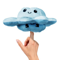 Mood octopus knuffel donkerblauw/lichtblauw