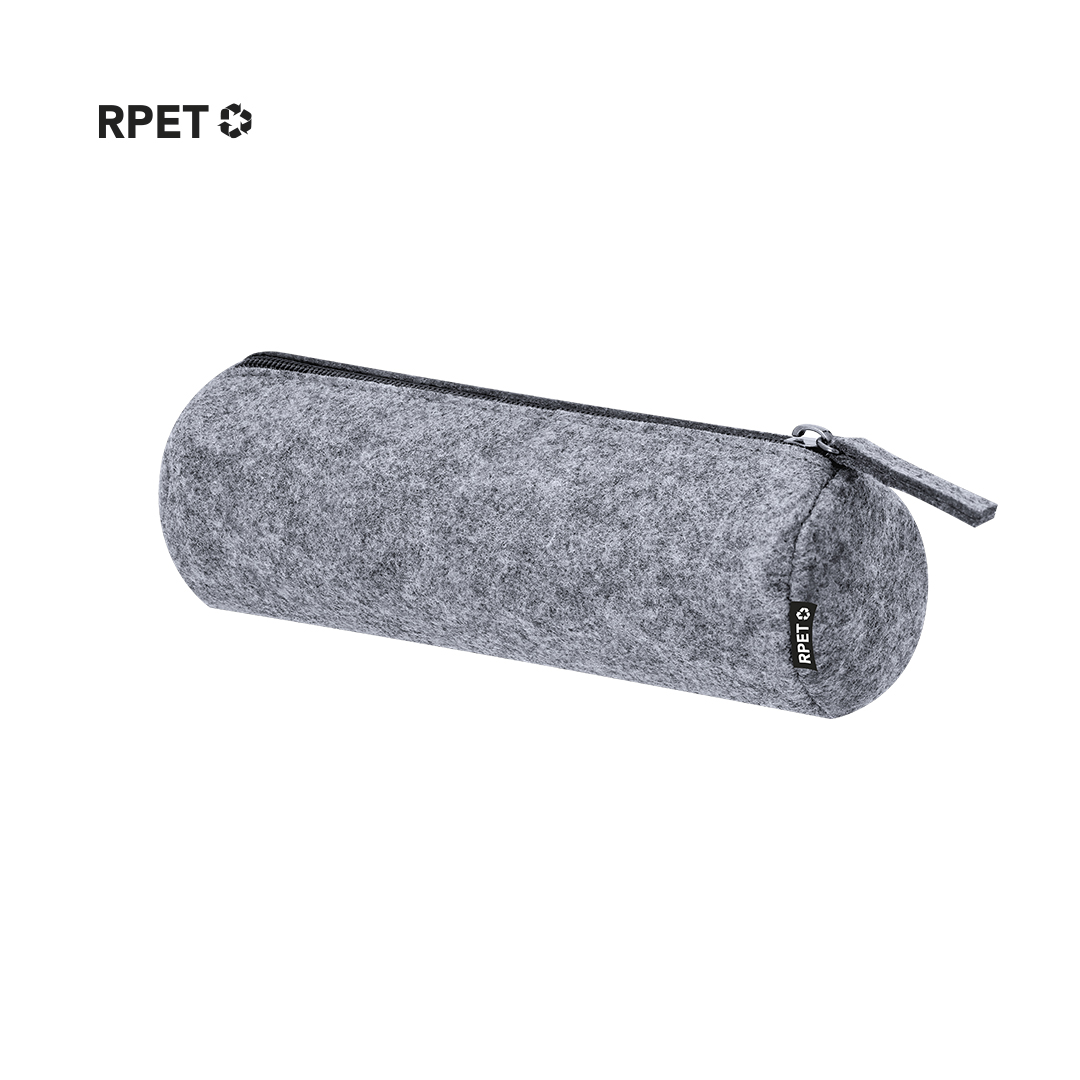 Grijze Etui van RPET-Vilt – Met Ritssluiting en RPET-Label - Afbeelding 2