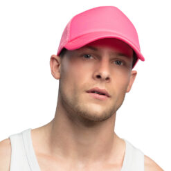 Alternative view of Baseball cap UV Blacklight - Verstelbare pet met kunststof sluiting - Neon roze
