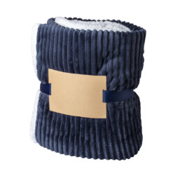 Alternative view of Fleece deken 125 x 160 cm - Marineblauw